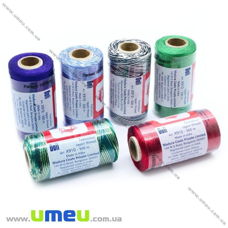 Нитки шовкові Doli, Кремові 141, 500 м (MUL-021531)