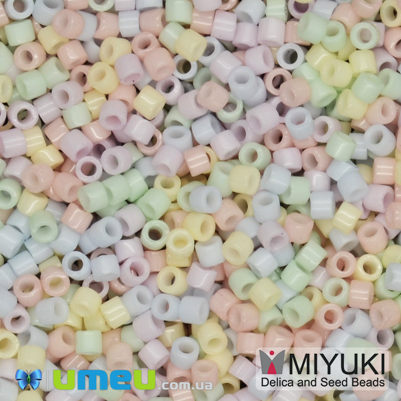 Бісер японський Miyuki Delica 11/0 DBmix53, Різнокольоровий (BIS-045233)