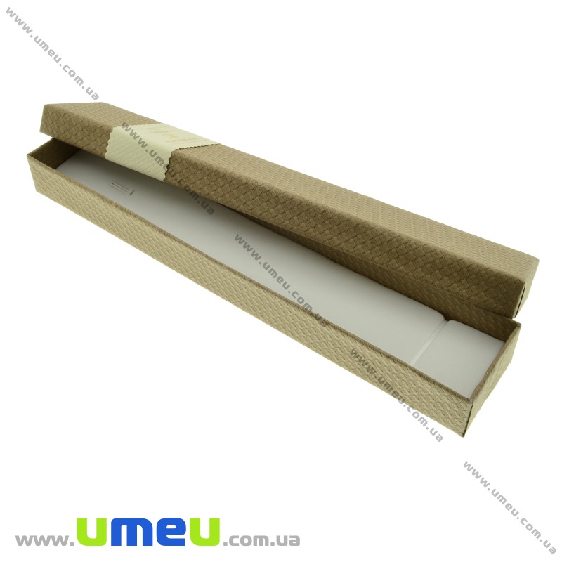 Подарункова коробочка Прямокутна, 21х4х2,5 см, Бежева (UPK-023195)