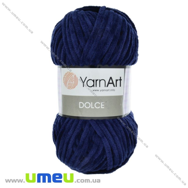 Пряжа YarnArt Dolce 100 г, 120 м, Синя 756 (YAR-029687)