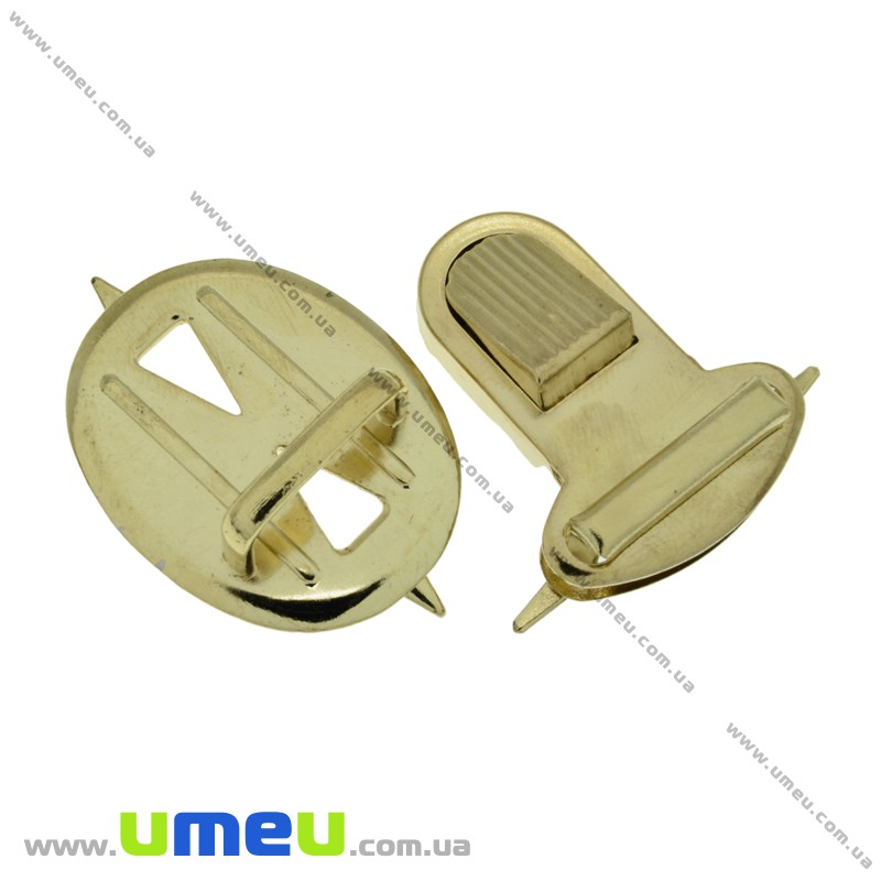 Замок портфельний, 34х27 мм, Золото (BAG-002391)