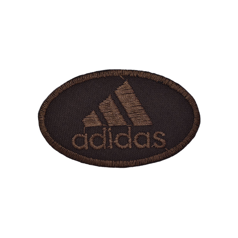 Термоаплікація Adidas, 6,5х4 см, Коричнева (APL-053330)