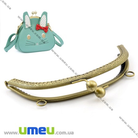 Фермуар металевий, Антична бронза, 16х9 см (BAG-007336)