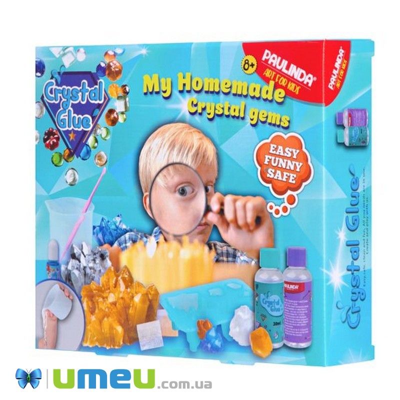 Набір для творчості Paulinda Crystal glue DIY "Кристали 6 в 1" (DIF-043486)