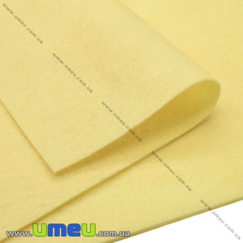 Фетр м'який 1,3 мм, 30х30 см, 511 Пісочний (FLT-019429)