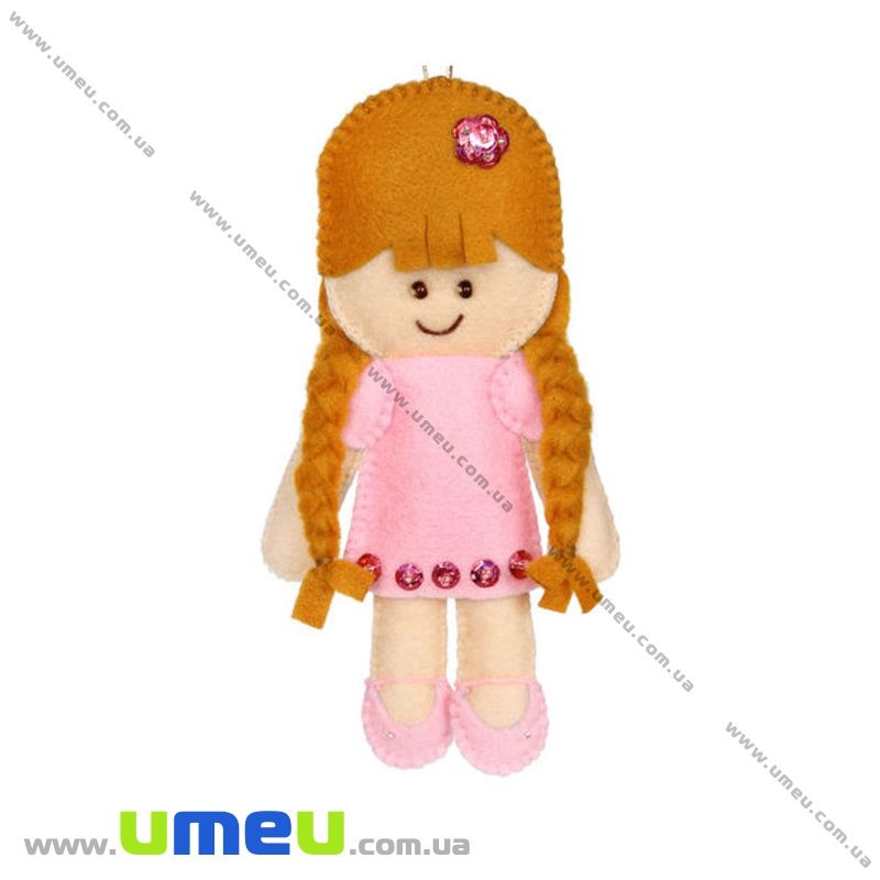Набор из фетра для создания игрушки, Кукла ФН-28, 16х5 см (FLT-034837)