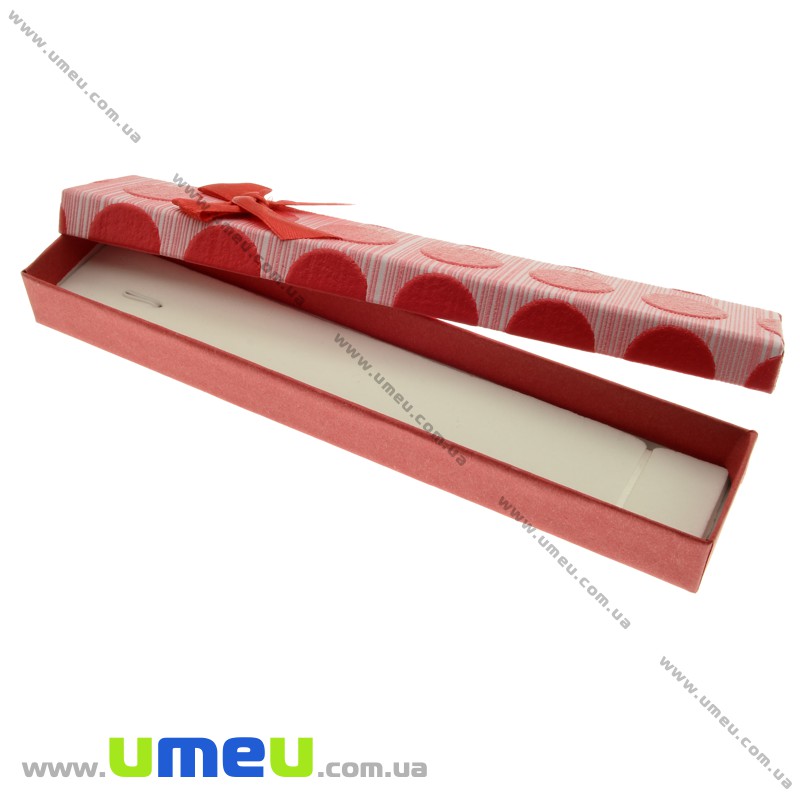 Подарочная коробочка Прямоугольная, 21х4х2,5 см, Красная (UPK-023202)