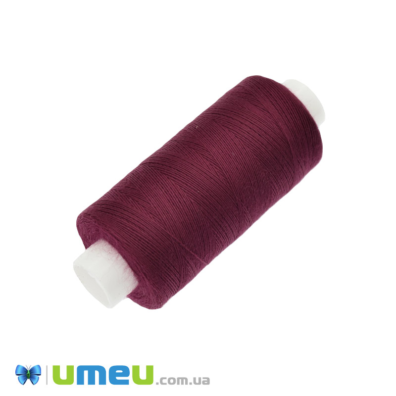 Нить полиэстеровая KIWI №40/2, col.118, Вишневая, 366 м (MUL-046693)