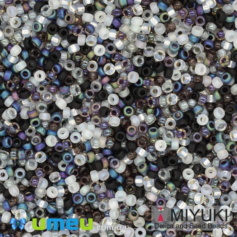 Бісер японський Miyuki круглий RR 15/0 №MIX13, Мікс (BIS-038829)