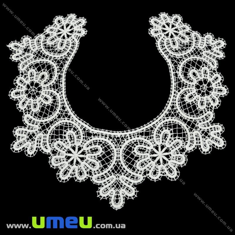 Мереживний комір, Білий (LEN-024990)