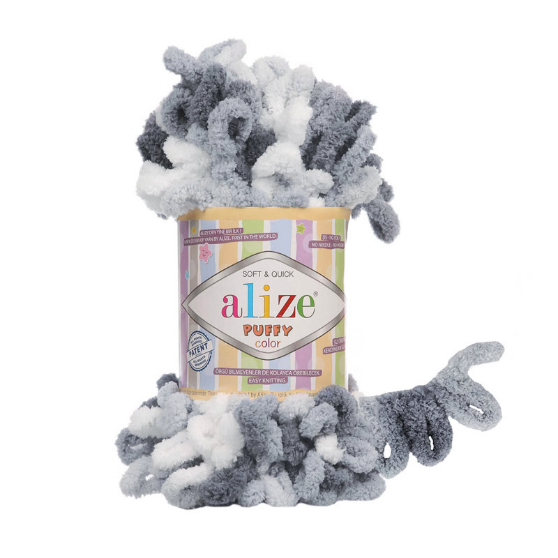 Пряжа Alize Puffy Color 100 г, 9,2 м №5925 (YAR-056905)
