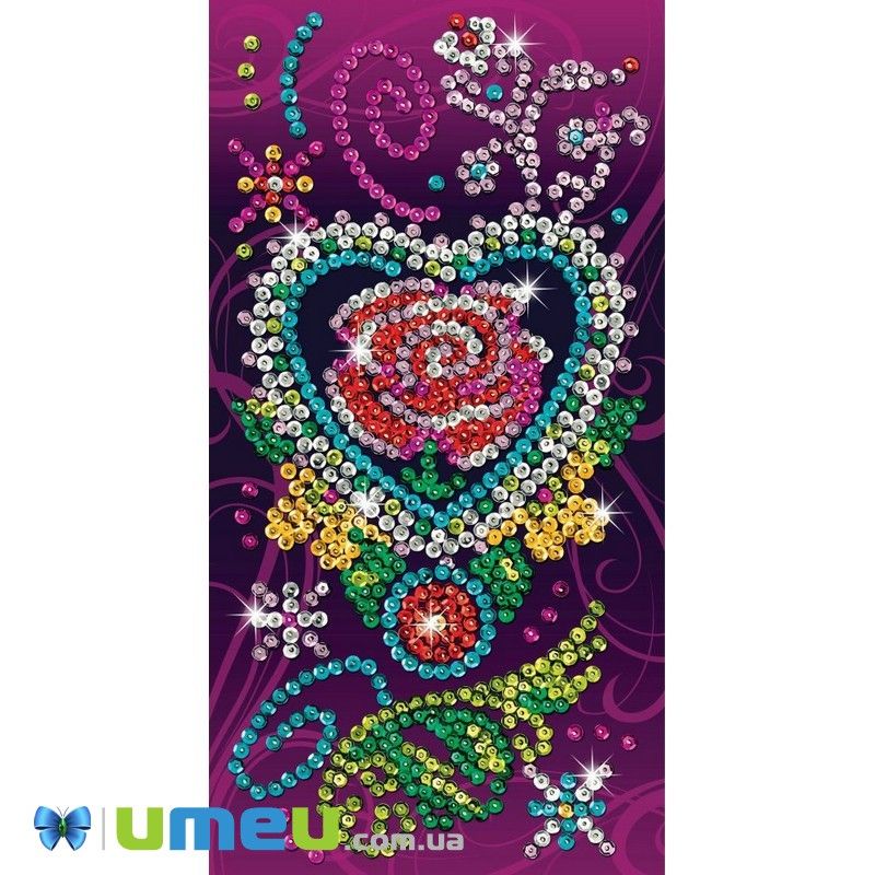 Набір для творчості Sequin Art PICTURE ART Троянда (DIF-043442)