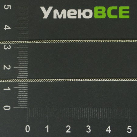 Ланцюг, Темне срібло, 2х1 мм (ZEP-008079)