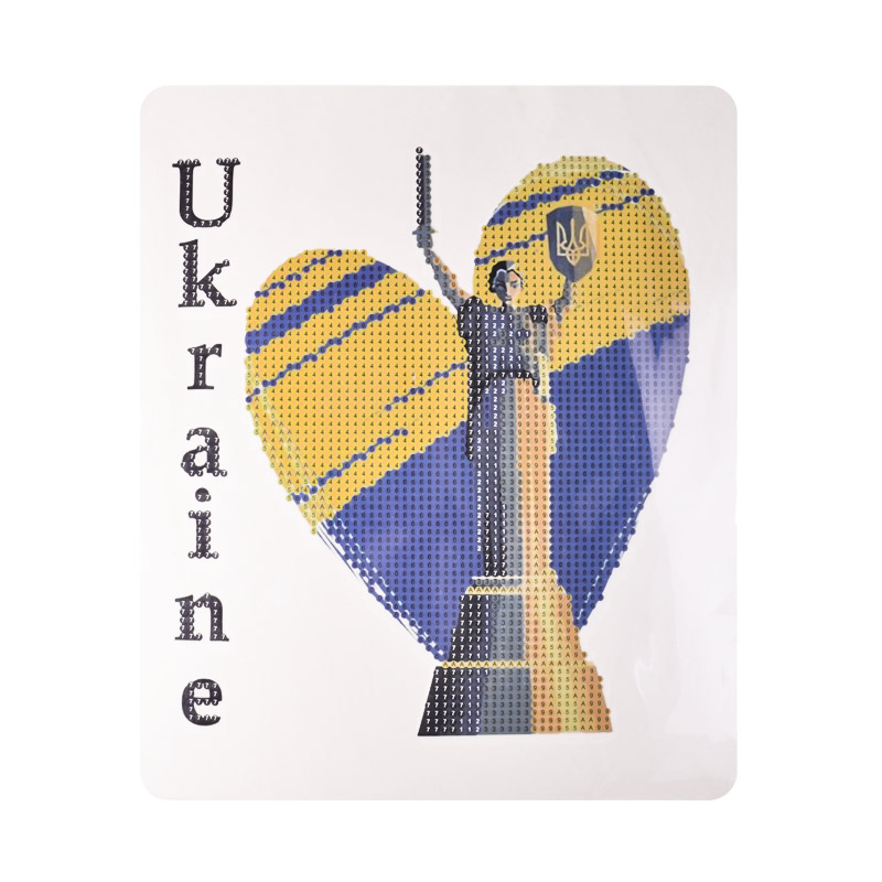 Набір алмазного живопису на картоні 25х21 см, Ukraine (SXM-056418)