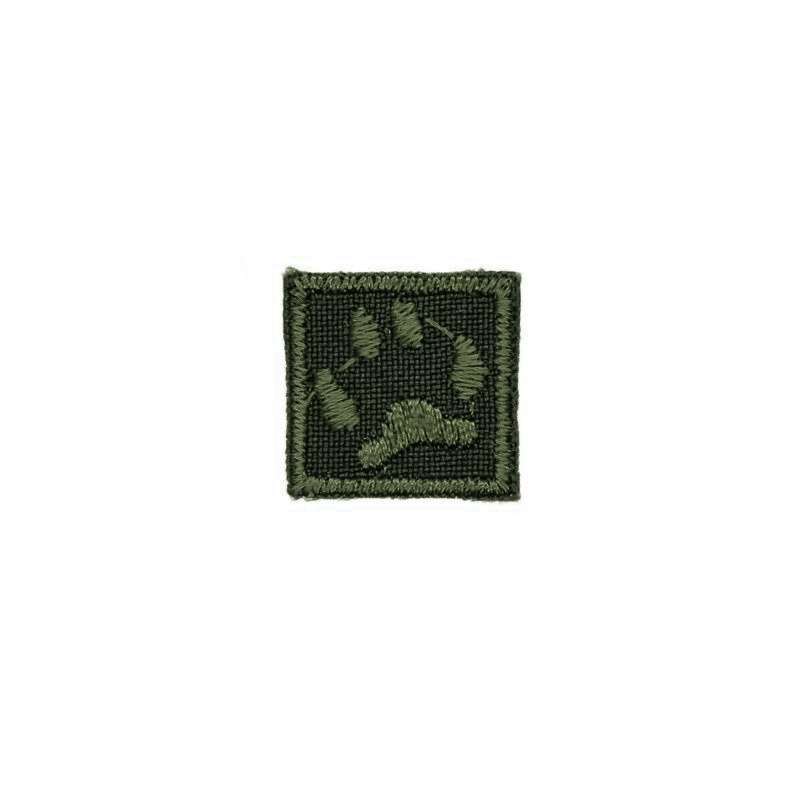 Термоаплікація Лапка, 2х2 см, Оливкова (APL-024769)