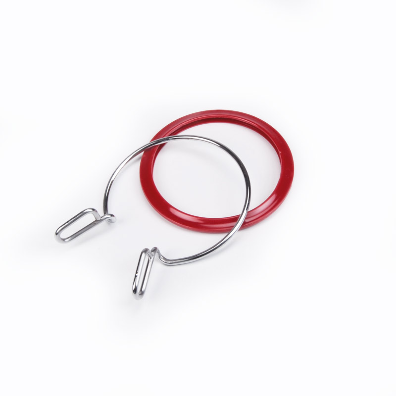 Пяльцы NURGE для микровышивки круглые с зажимом 5,8 см, Красные (MUL-055576)