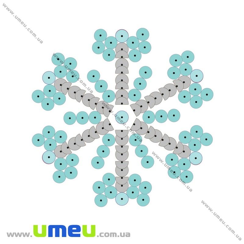 Водорозчинний флізелін VDV Ф-32, 10х10 см, Сніжинка (SXM-029110)