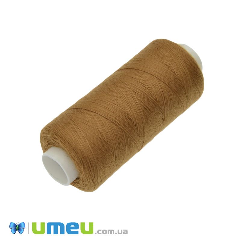 Нитка поліестерова KIWI №40/2, col.439, Коричнева, 366 м (MUL-046793)