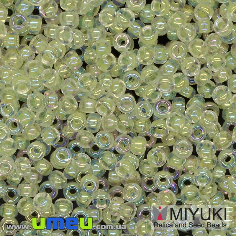 Бісер японський Miyuki круглий RR 11/0 №267, Жовтий (BIS-036665)