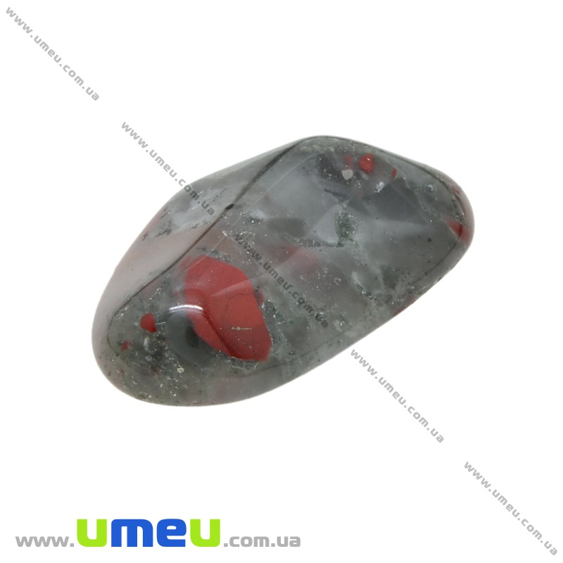 Галтовка Геліотроп, 31х20х10 мм (POD-033248)