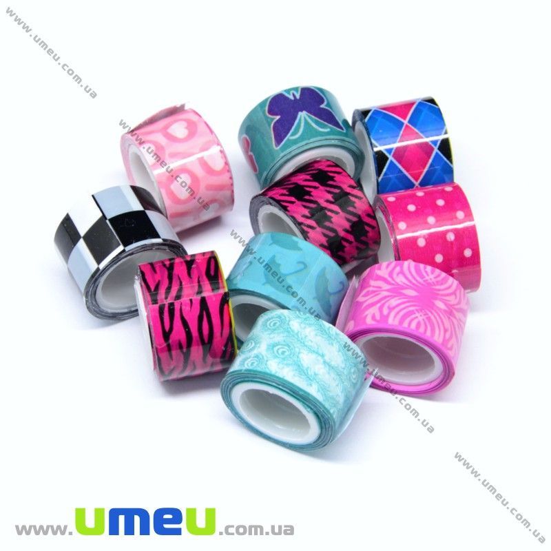 Декоративний скотч, Мікс, 12 мм (DIF-017940)