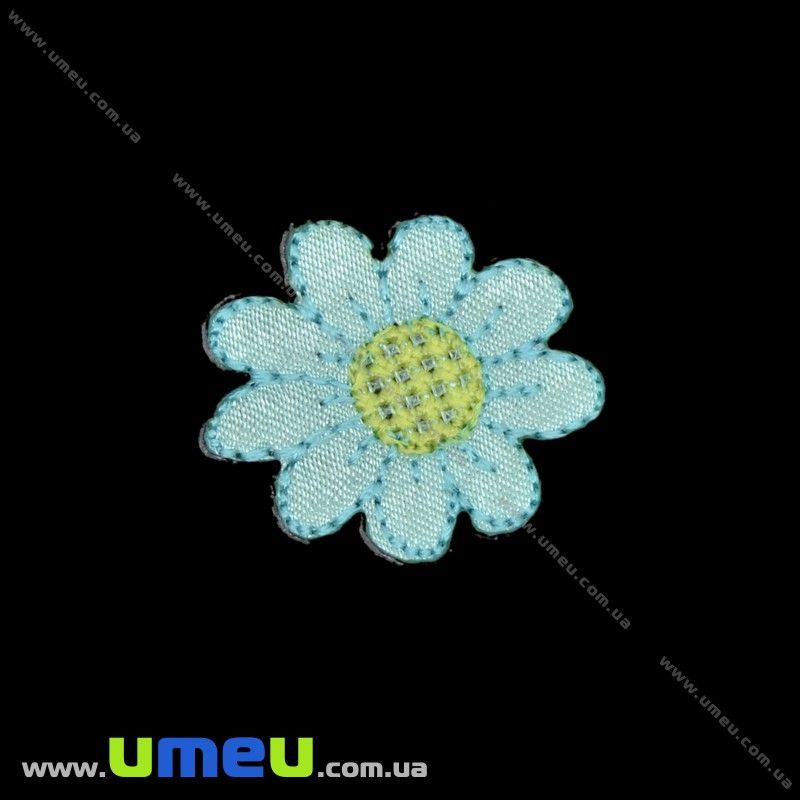 Термоаппликация Цветочек, 3,5х3 см, Мятная (APL-016404)