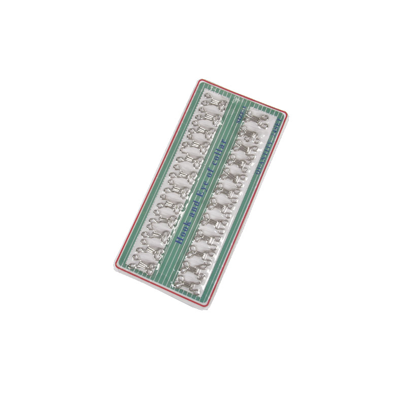 Крючки пришивные металлические, 15 мм, Серебро (SEW-058925)