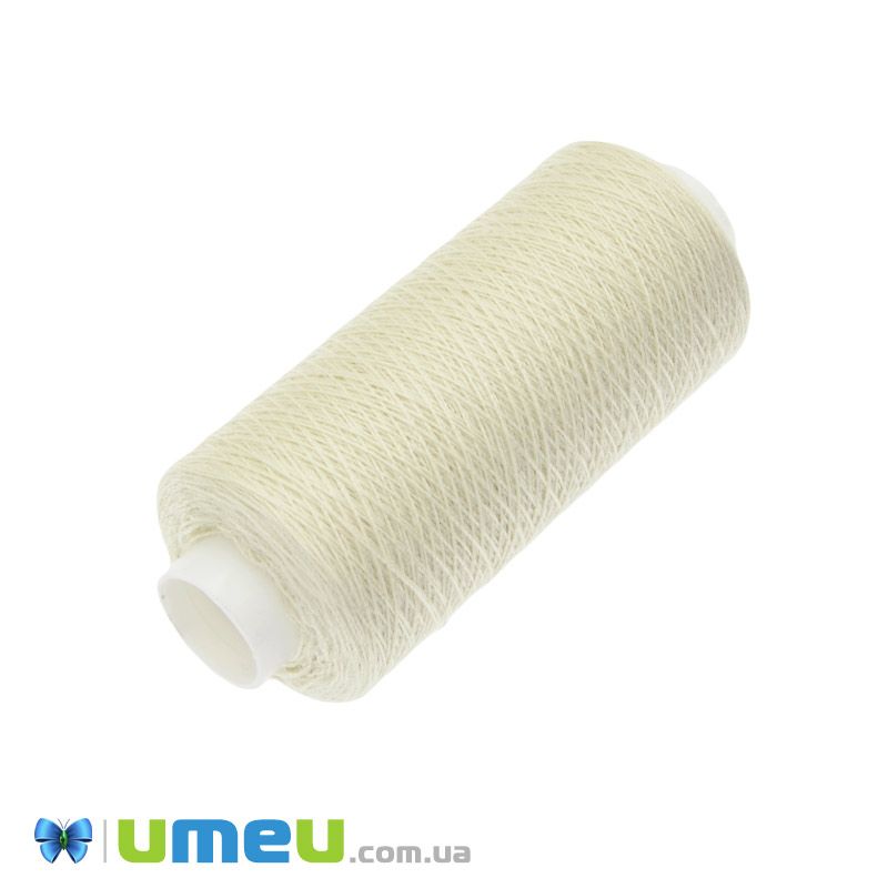 Нить полиэстеровая KIWI №40/2, col.451, Кремовая, 366 м (MUL-046798)