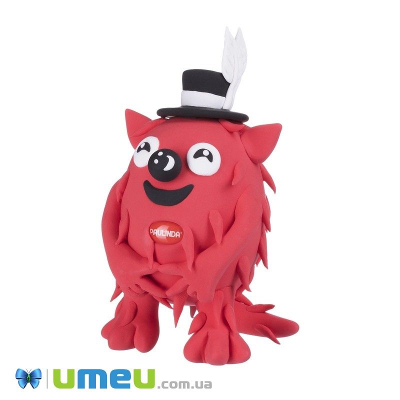 Масса для лепки Paulinda Super Dough Dear Monster красный (DIF-043545)