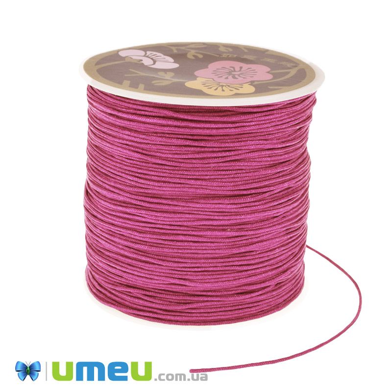 Нейлоновый шнур, 0,8 мм, Розовый (LEN-047070)