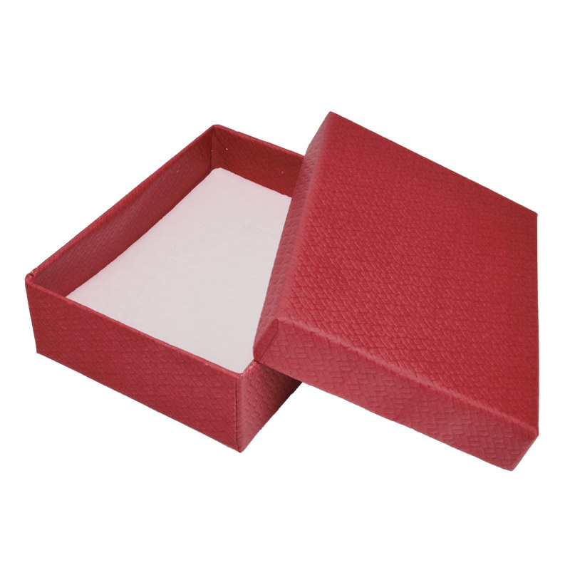 Подарункова коробочка Прямокутна, 9х7х3 см, Червона (UPK-053855)