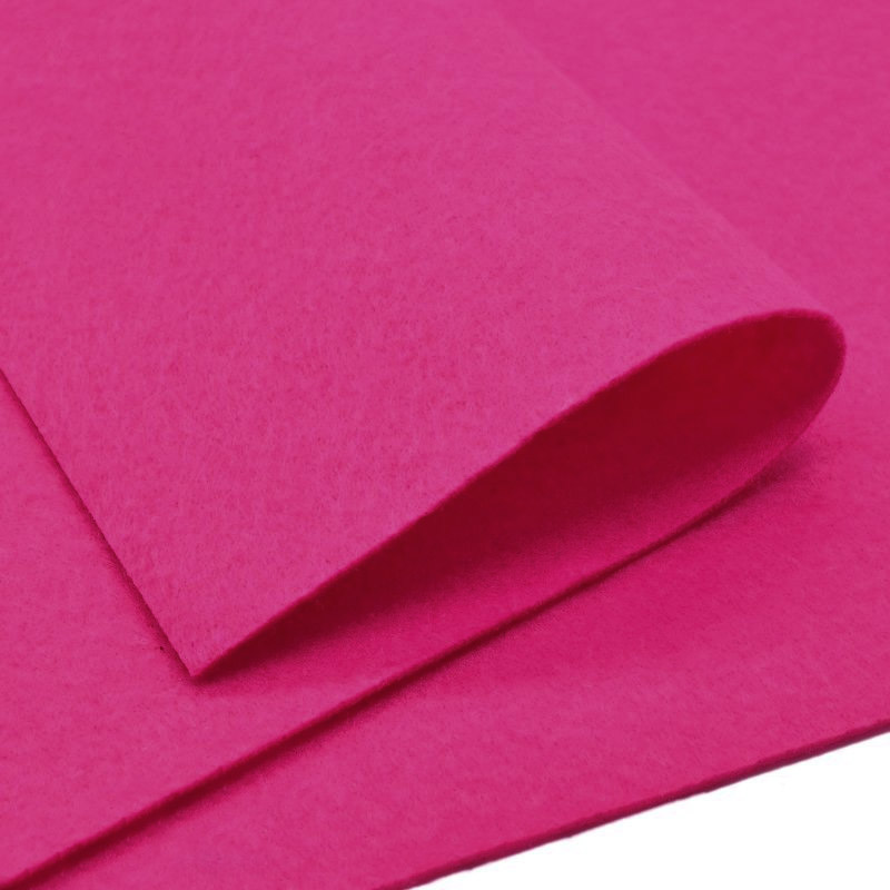 Фетр м'який 1,3мм, 30х30 см, Малиновий (FLT-019483)