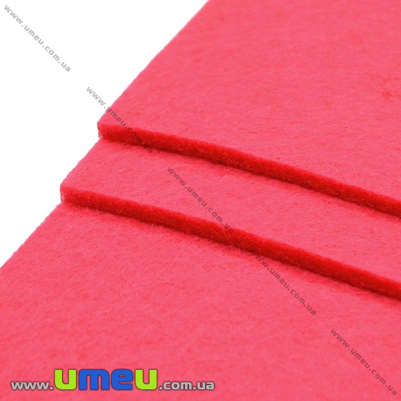 Фетр 3 мм, 10х15 см, 318 Рожевий (FLT-019324)