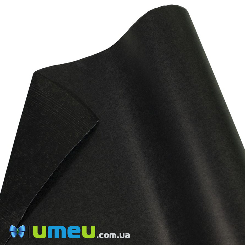 Пакувальний двосторонній крафт папір, Чорний, 65х100 см (UPK-039835)