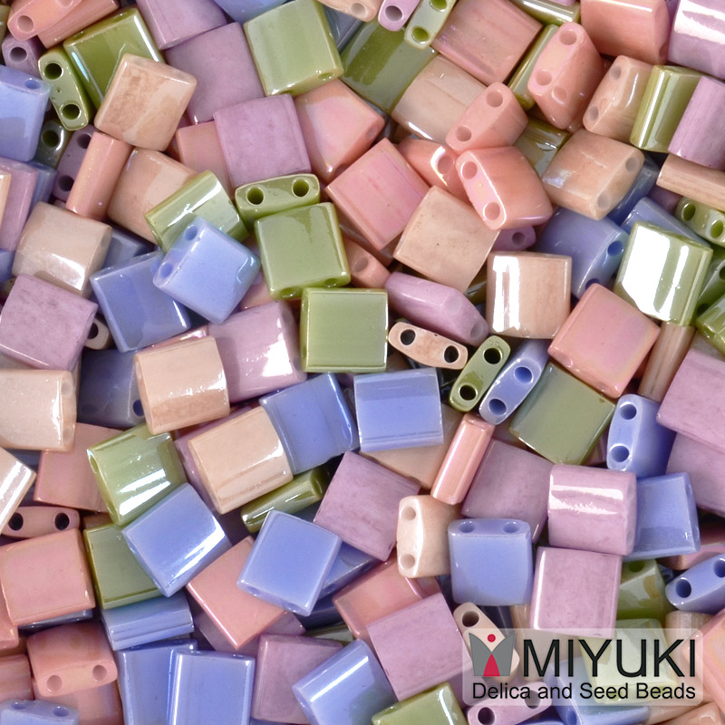 Бісер японський Miyuki TILA №mix19, Різнокольоровий (BIS-051196)