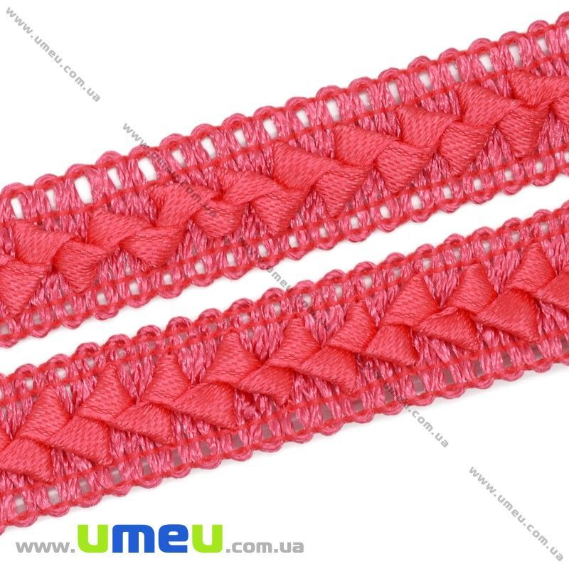 Тесьма Самоса, 18 мм, Коралловая (LEN-014531)