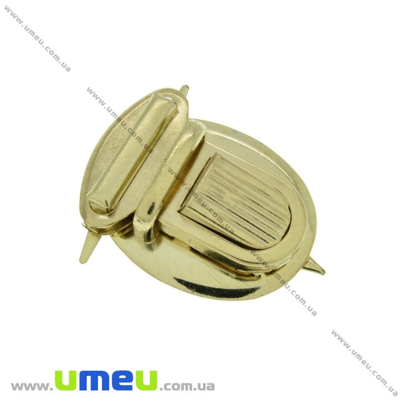 Замок портфельний, 34х27 мм, Золото (BAG-002391)