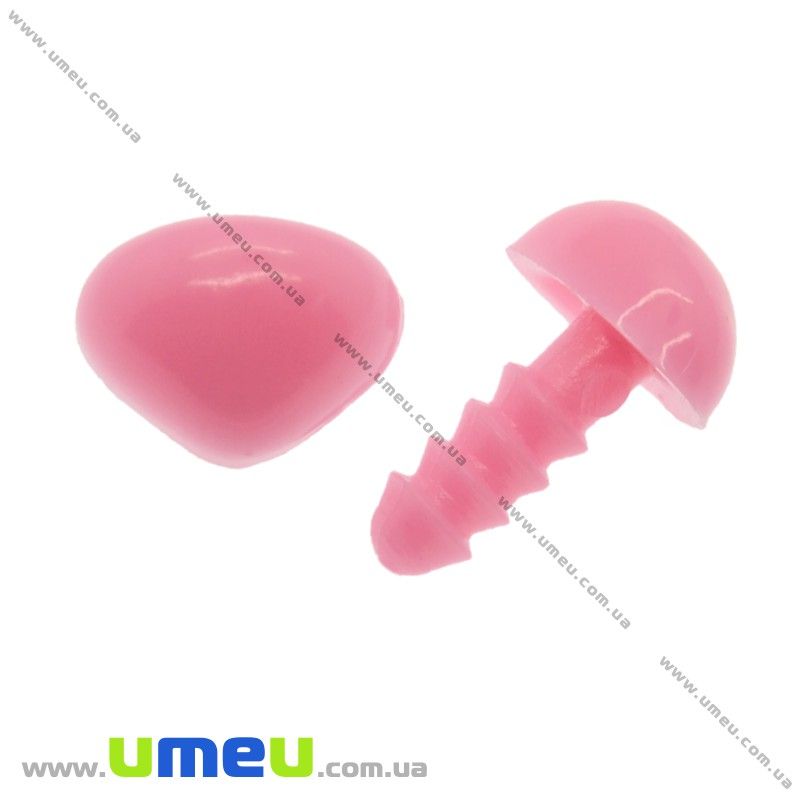 Носик зі штифтом, 10х7 мм, Рожевий (DIF-009190)