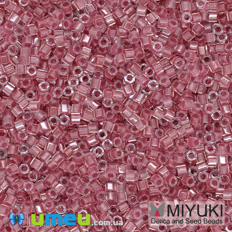 Бісер японський Miyuki Delica Cut 11/0 DBC0902, Рожевий (BIS-040108)