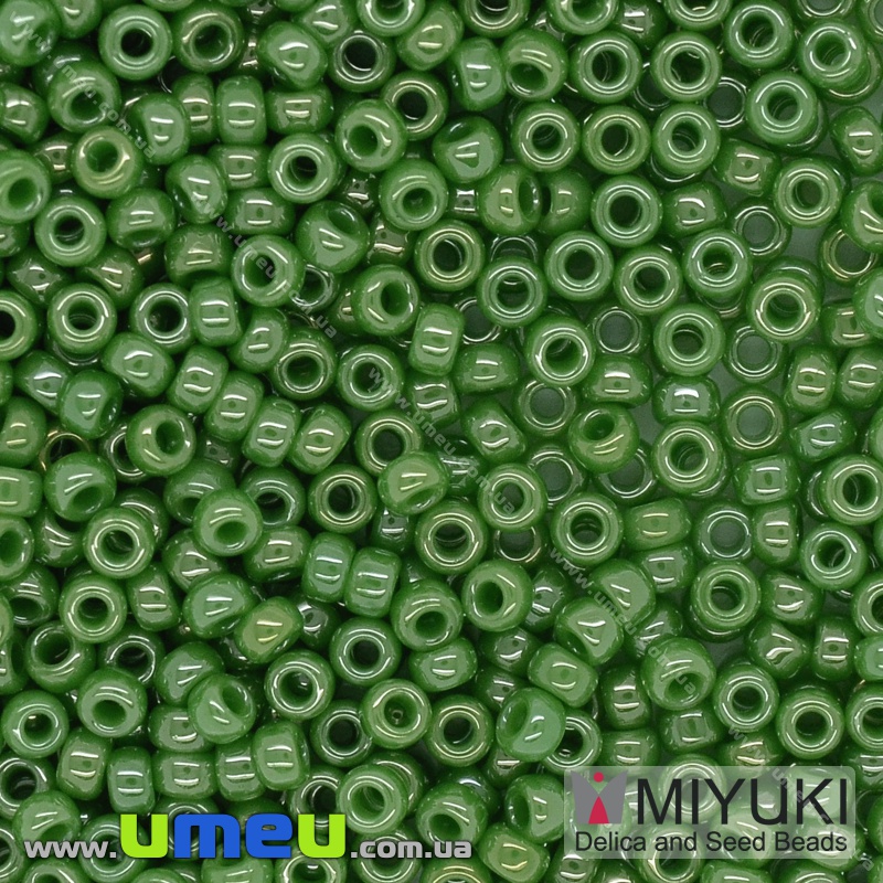 Бісер японський Miyuki круглий RR 11/0 №431, Зелений (BIS-036683)