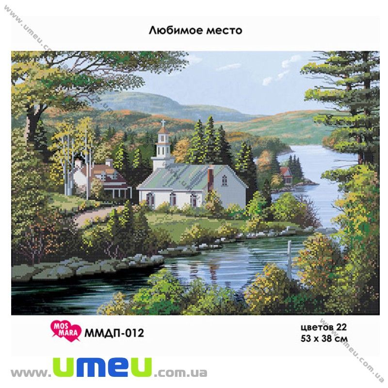 Схема для выш. бисером Мос Мара, Любимые места ММДП-012, 53х38 см (SXM-028995)