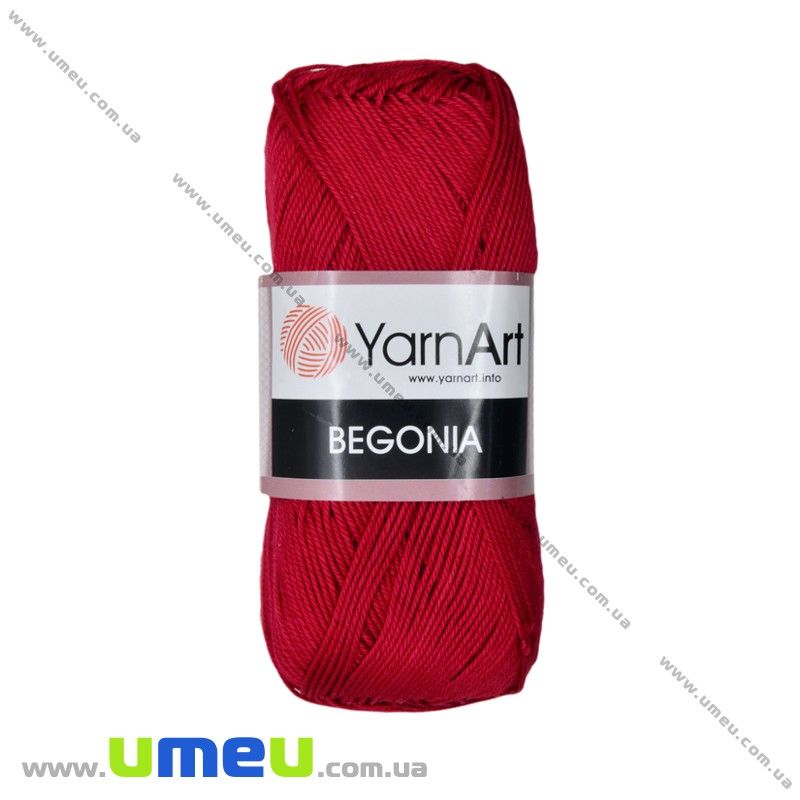 Пряжа YarnArt Begonia 50 г, 169 м, Бордовая 5020 (YAR-023025)