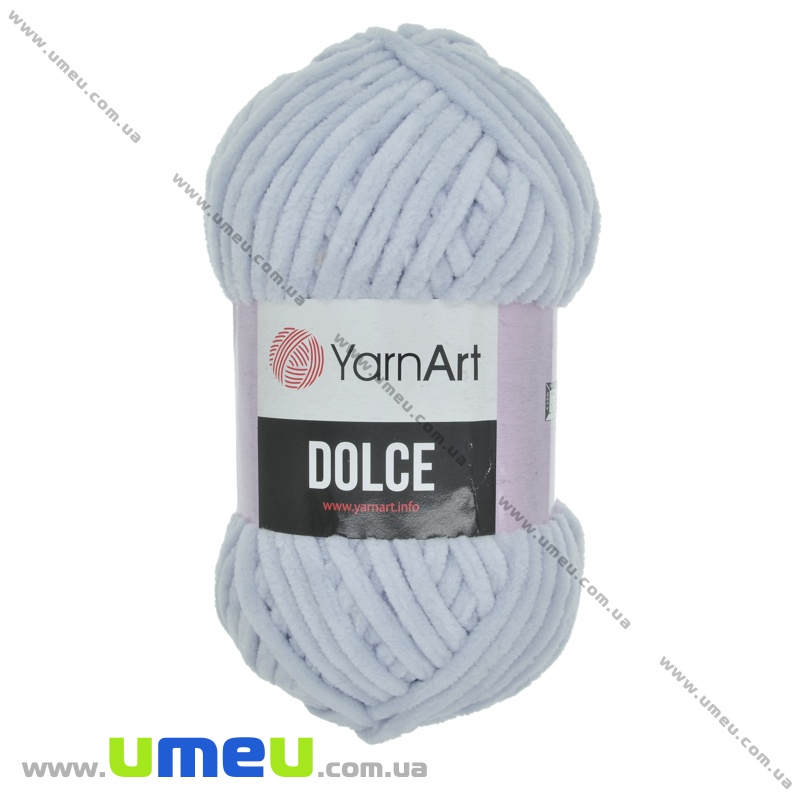 Пряжа YarnArt Dolce 100 г, 120 м, Сіра світла 776 (YAR-034970)