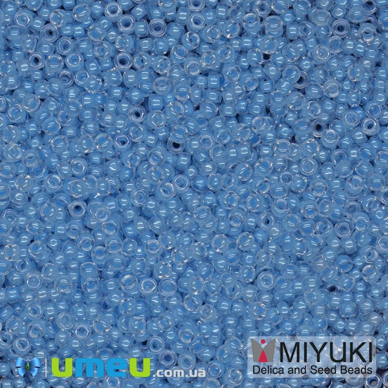Бісер японський Miyuki круглий RR 15/0 №4300, Блакитний (BIS-045885)