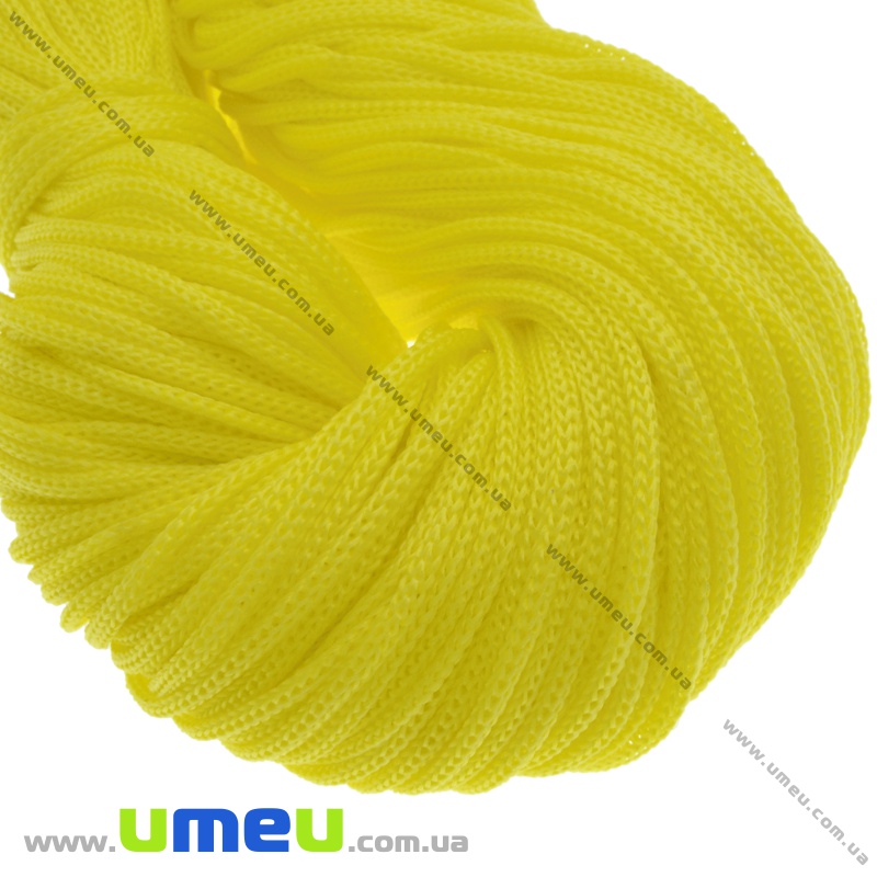 Полипропиленовый шнур, 3 мм, Желтый (LEN-036811)