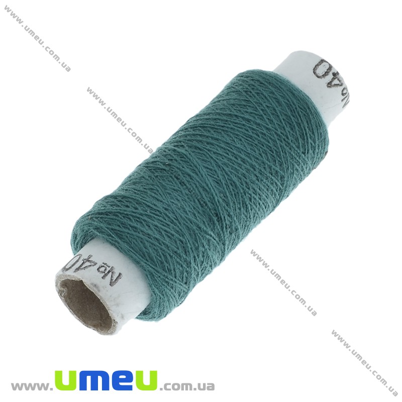 Нить полиэстеровая EVRO №40, Бирюзовая темная, 200 м (MUL-033852)