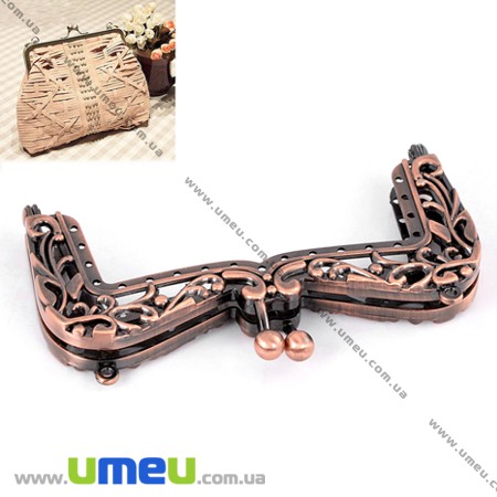 Фермуар металевий, Мідь, 11х6,5 см (BAG-007340)