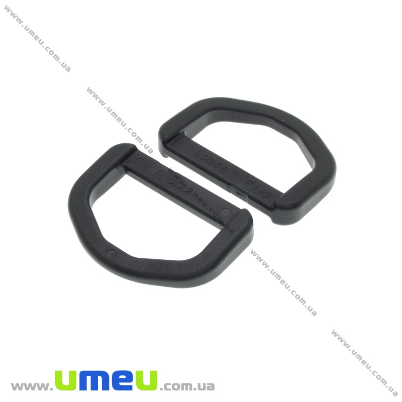 Півкільце пластикове YKK, Чорне, 25 мм (BAG-034675)