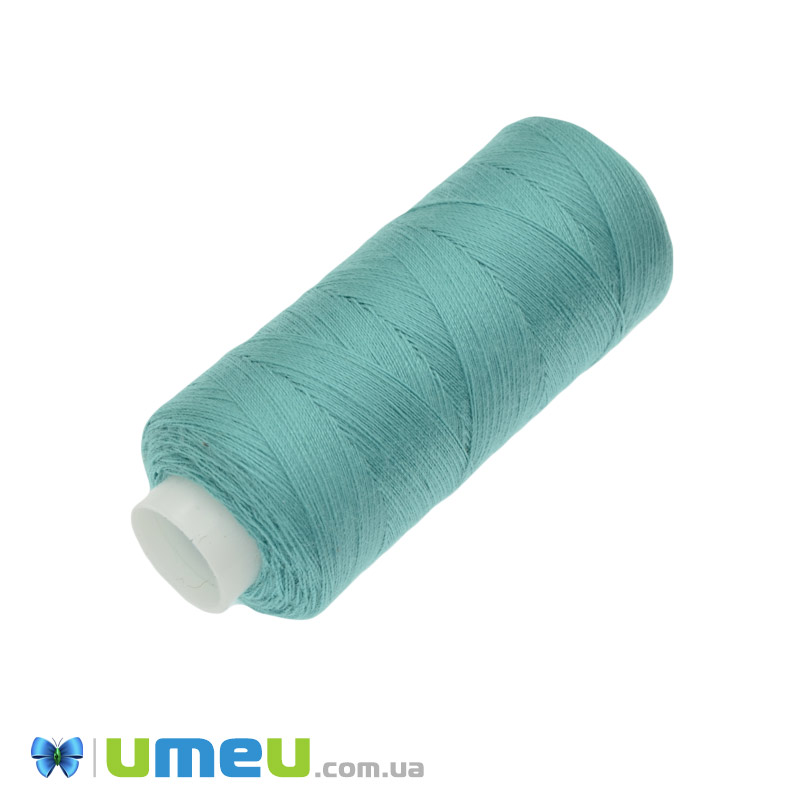 Нить полиэстеровая KIWI №40/2, col.233, Бирюзовая, 366 м (MUL-046745)