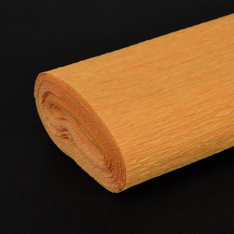 Гофрований папір розтяжність 150%, Помаранчевий, 0,5х2,5 м (DIF-056629)